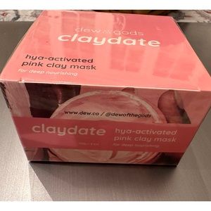 Claydate hya activated pink clay mask